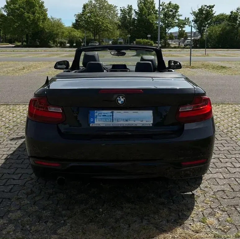 Brugt BMW 220 184 HK (135 kW) 2015 Sort Cabriolet