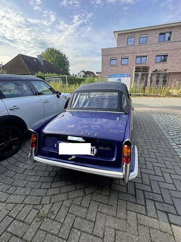 Blau Gebraucht 1970 Triumph Herald Cabrio | 7.900 € - Bild 1/4