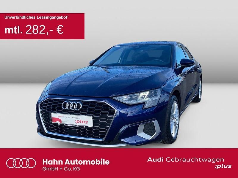 Navarrablau metallic Gebraucht 2024 Audi A3 Advanced Plus Limousine | 29.830 € (Guter Preis) - Bild 1/3