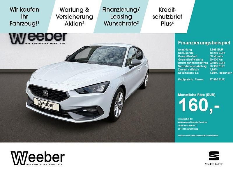 Weiß Gebraucht 2025 Seat Leon FR Limousine | 27.980 € (Fairer Preis) - Bild 1/4
