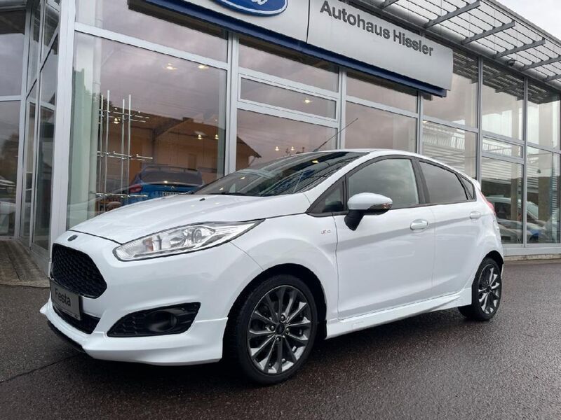 Frostweiß Gebraucht 2017 Ford Fiesta ST-Line Kleinwagen | 13.400 € (Etwas zu teuer) - Bild 1/4
