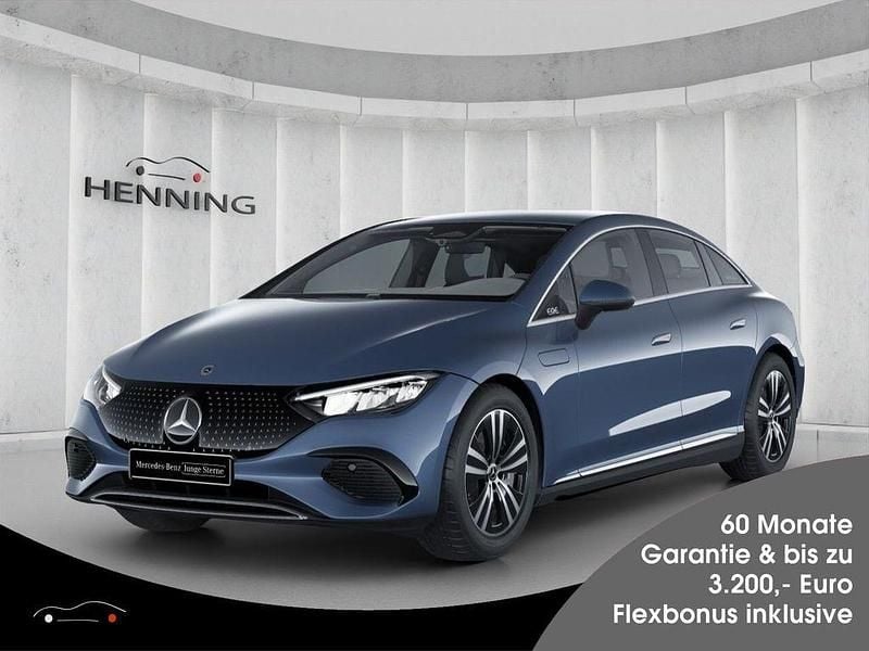 Blau Gebraucht 2024 Mercedes EQE300 Advanced Plus Limousine | 52.880 € - Bild 1/4