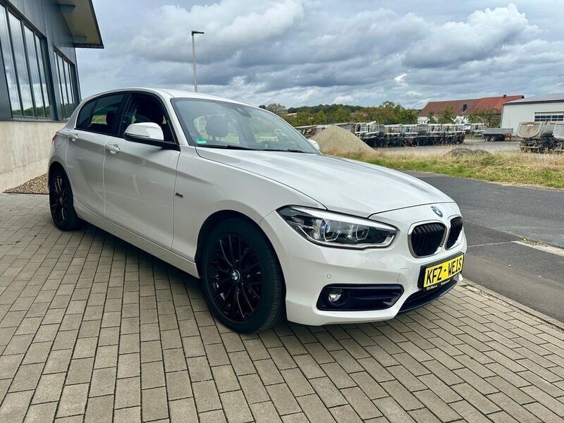 Gebraucht BMW 118 Sport Line 136 PS (100 kW) 2018 Weiß Kleinwagen
