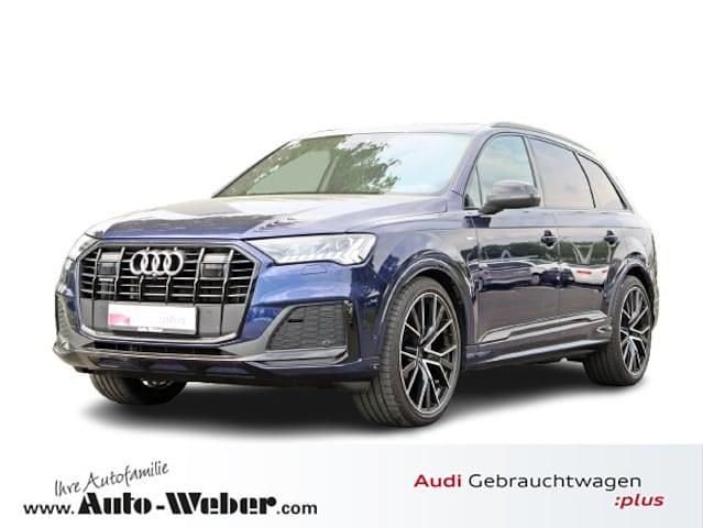Navarrablau metallic Gebraucht 2023 Audi Q7 S-Line SUV | 71.600 € (Etwas zu teuer) - Bild 1/4