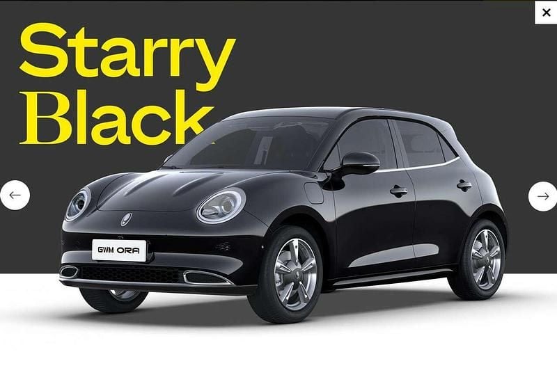 Neu Ora 03 Pro+ 125 kW (171 PS) 2025 Starry black Kleinwagen