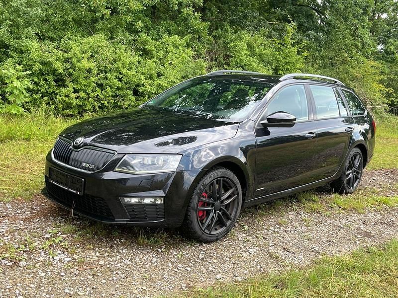Schwarz Gebraucht 2014 Skoda Octavia RS Kombi | 8.450 € (Guter Preis) - Bild 1/4