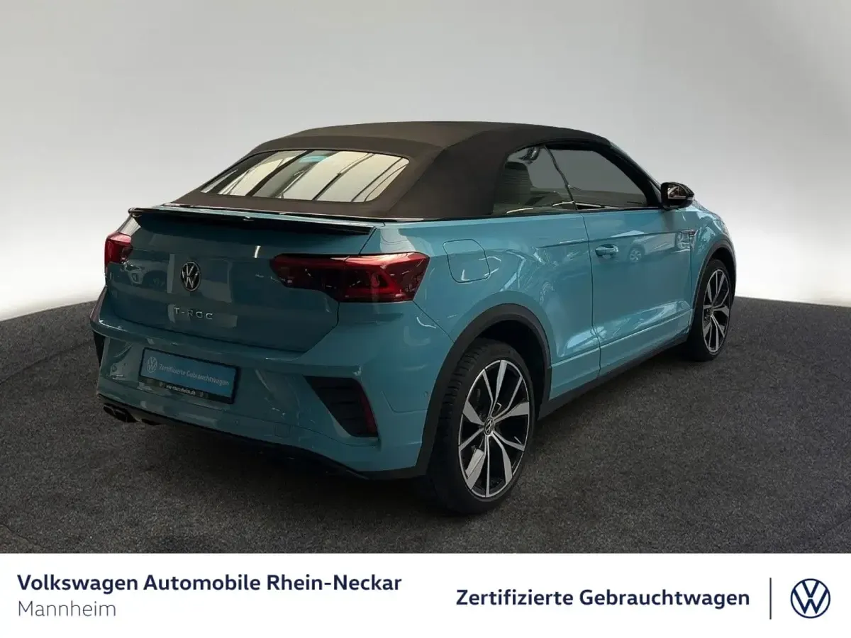 Gebraucht VW T-Roc Cabriolet R-line 150 PS (110 kW) 2023 Blau Cabrio