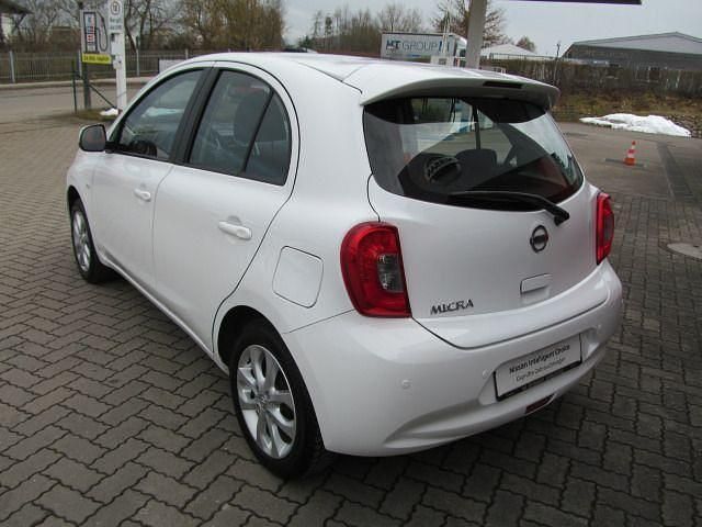 Gebraucht Nissan Micra Acenta 80 PS (58 kW) 2016 Weiß Limousine