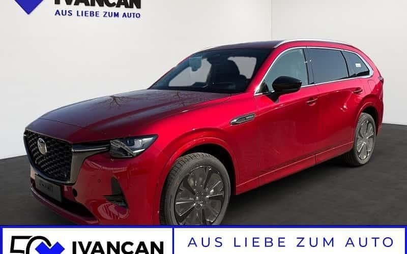 Rot (soul red crystal m) Gebraucht 2025 Mazda CX-80 Homura-Line SUV | 60.990 € (Fairer Preis) - Bild 1/4