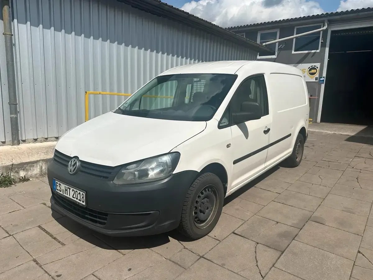 Gebraucht VW Caddy Maxi 105 PS (77 kW) 2013 Weiß Van / Kleinbus