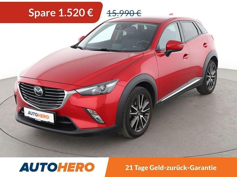 Rot Gebraucht 2015 Mazda CX-3 Sports-Line SUV | 14.140 € (Fairer Preis) - Bild 1/3