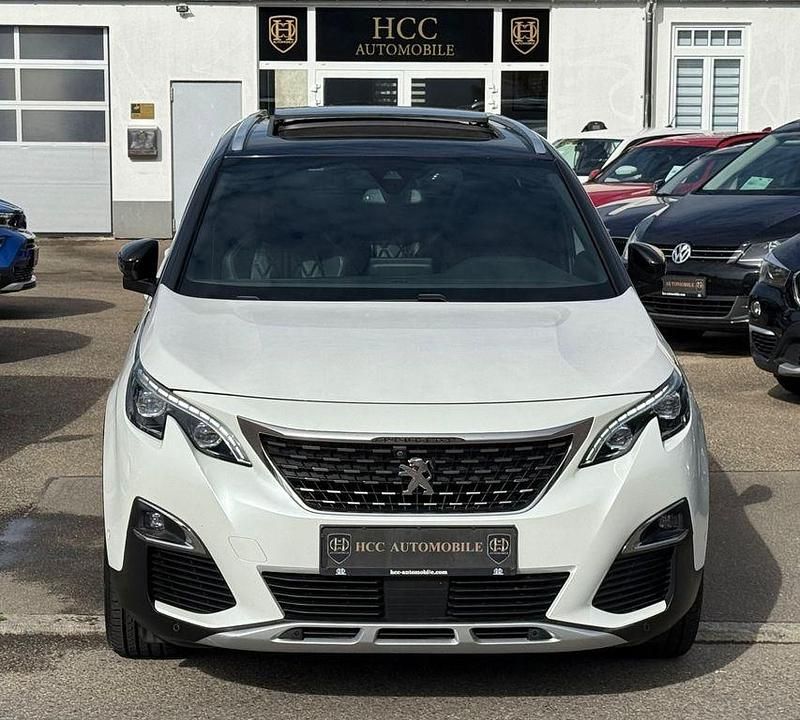 Blanc nacre Gebraucht 2018 Peugeot 5008 GT-line Van / Kleinbus | 21.492 € (Fairer Preis) - Bild 1/4