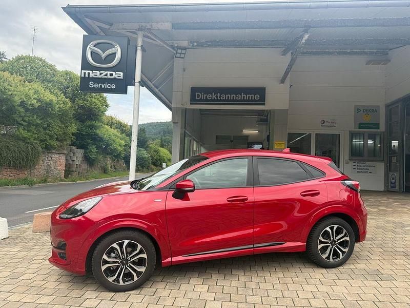 Rot Gebraucht 2021 Ford Puma ST-Line SUV | 17.490 € (Superpreis) - Bild 1/4
