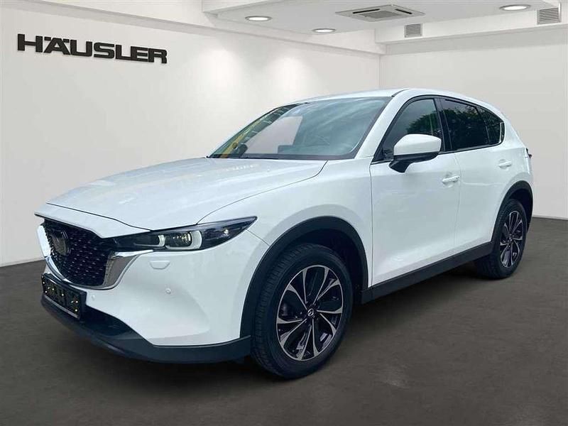 Arctic white Gebraucht 2022 Mazda CX-5 Sports-Line SUV | 31.990 € (Fairer Preis) - Bild 1/4