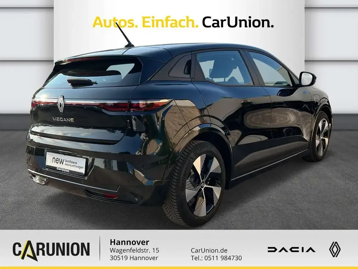 Gebraucht Renault Megane E-Tech Evolution 160 kW (218 PS) 2023 Schwarz Limousine