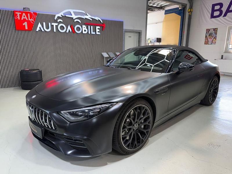Weiß Gebraucht 2023 Mercedes SL43 AMG AMG Cabrio | 83.690 € (Superpreis) - Bild 1/4
