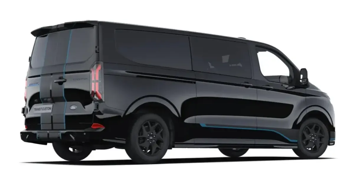 Neu Ford E-Transit Sport 160 kW (218 PS) 2026 Agate black metallic Van