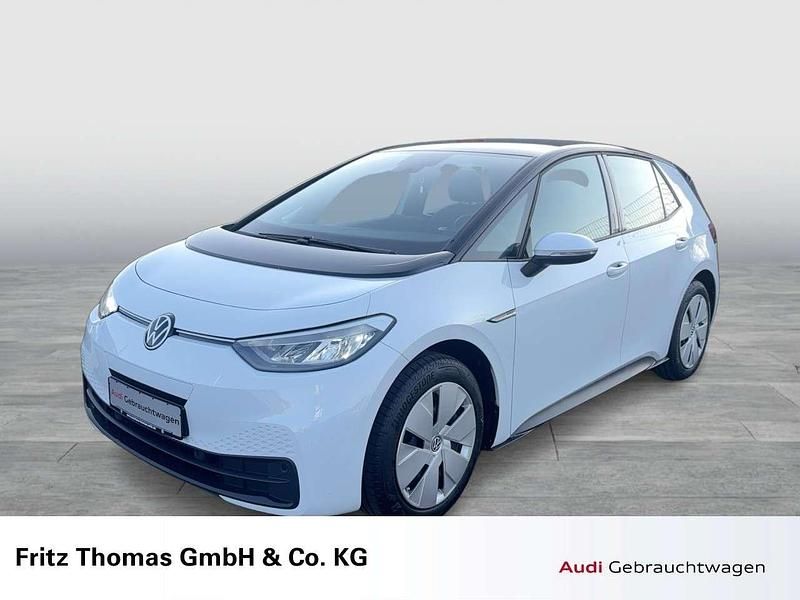 Gebraucht VW ID.3 Pro 106 kW (145 PS) 2022 Gletscherweiß schwarz Kleinwagen