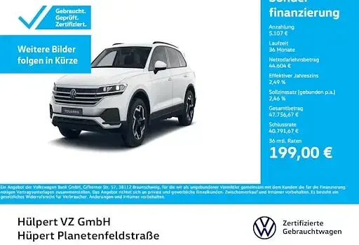 Gebraucht VW Touareg 231 PS (169 kW) 2025 Pure white SUV