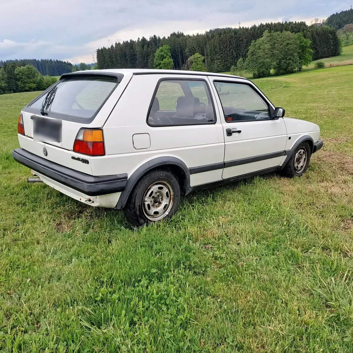 Brugt VW Golf II GTD 70 HK (51 kW) 1990 Hvid Hatchback
