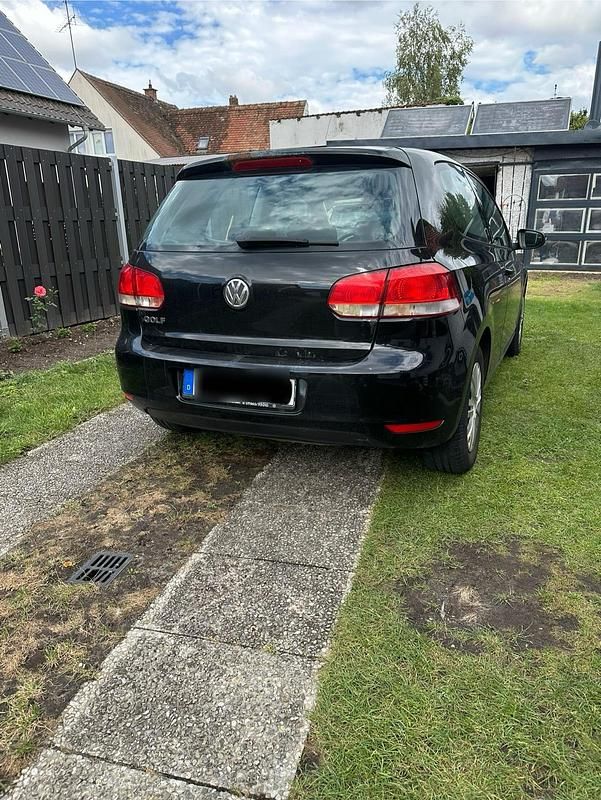 Gebraucht VW Golf VI 2010 Schwarz Kleinwagen