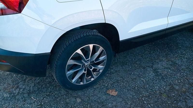 Gebraucht Skoda Karoq Clever 110 PS (80 kW) 2022 Weiß SUV