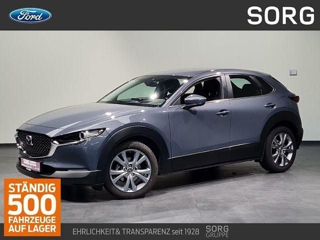 Grau, polymetal grau metallic Gebraucht 2021 Mazda CX-30 Selection SUV | 21.470 € (Fairer Preis) - Bild 1/4