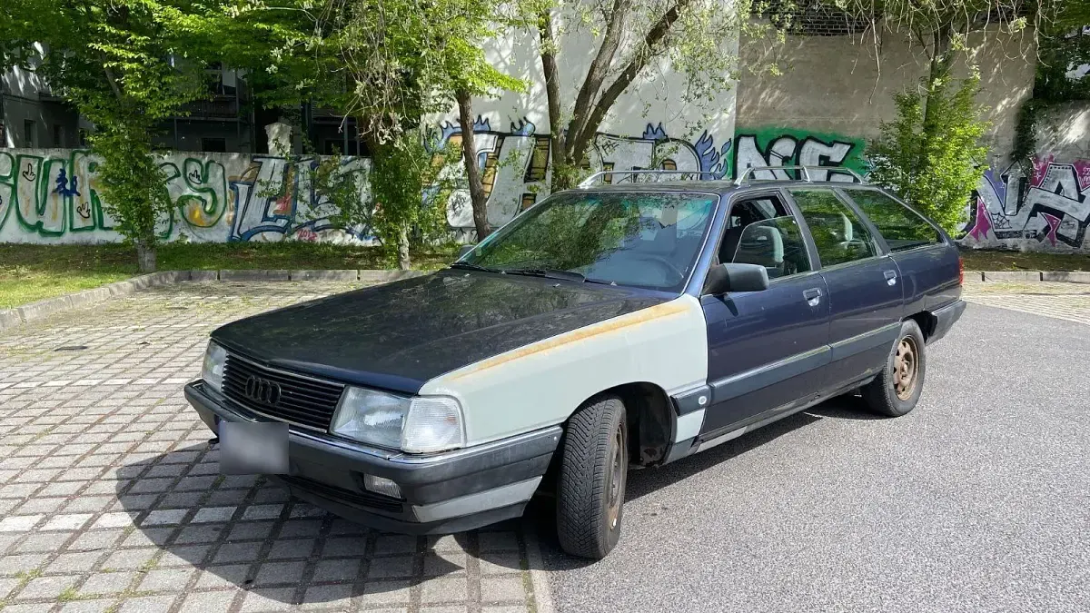 Gebraucht Audi 100 136 PS (100 kW) 1989 Blau Kombi