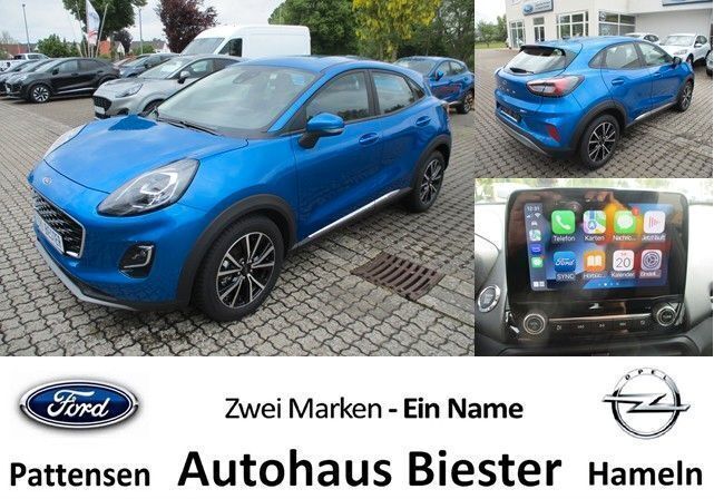 Desert island blue Gebraucht 2023 Ford Puma Titanium Coupé | 27.100 € (Teuer) - Bild 1/4
