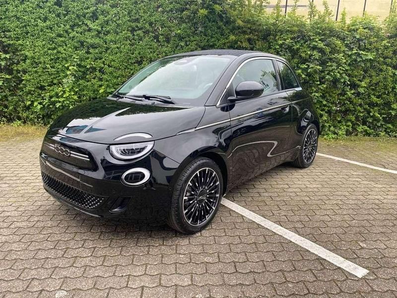 Onyx schwarz Gebraucht 2023 Fiat 500e Cabrio | 29.990 € (Teuer) - Bild 1/4