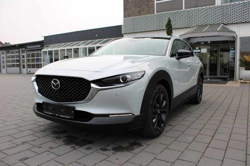 Weiß Neu 2025 Mazda CX-30 Homura-Line SUV | 28.478 € - Bild 1/4