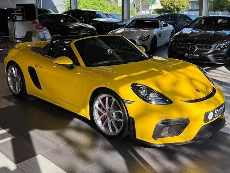 Gebraucht Porsche Boxster 420 PS (308 kW) 2021 Gelb Cabrio