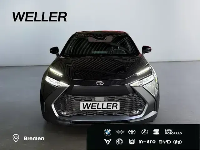 Neu Toyota C-HR 223 PS (164 kW) 2025 Midnight teal metallic/schwarz (blau) SUV