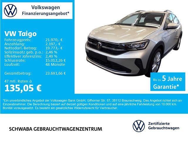 Ivory silver metallic Gebraucht 2024 VW Taigo R SUV | 21.970 € (Fairer Preis) - Bild 1/4