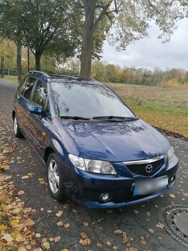 Blau Gebraucht 2003 Mazda Premacy Active Van / Kleinbus | 2.100 € (Fairer Preis) - Bild 1/4