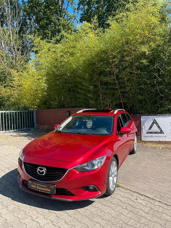 Soul red Gebraucht 2014 Mazda 6 Sports-Line Kombi | 11.250 € (Fairer Preis) - Bild 1/4