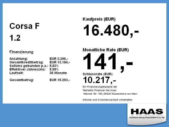 Gebraucht Opel Corsa Edition 101 PS (74 kW) 2025 Lackierung schwarz perla nera/ Kleinwagen