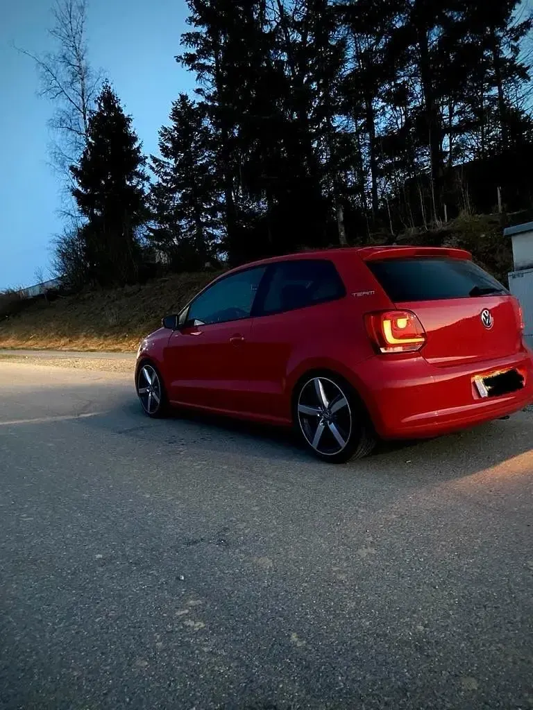 Brugt VW Polo 69 HK (50 kW) 2010 Rød Hatchback