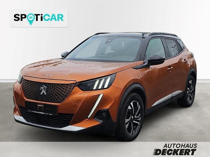 Orange Gebraucht 2021 Peugeot e-2008 GT SUV | 18.390 € (Fairer Preis) - Bild 1/4