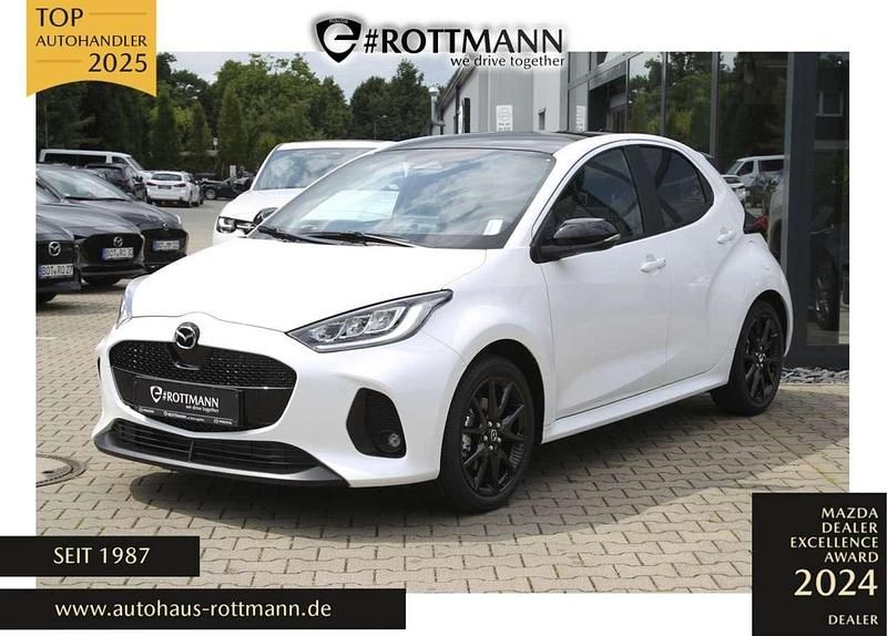 Weiß (lunar white) Neu 2025 Mazda 2 Homura-Line Kleinwagen | 28.170 € (Fairer Preis) - Bild 1/4