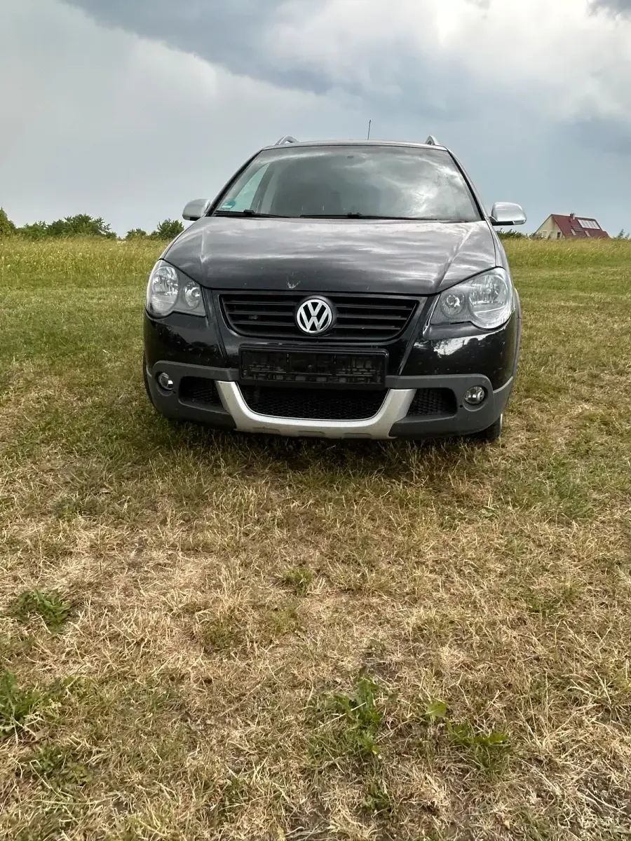 Gebraucht VW Polo Cross 80 PS (58 kW) 2008 Schwarz Kleinwagen