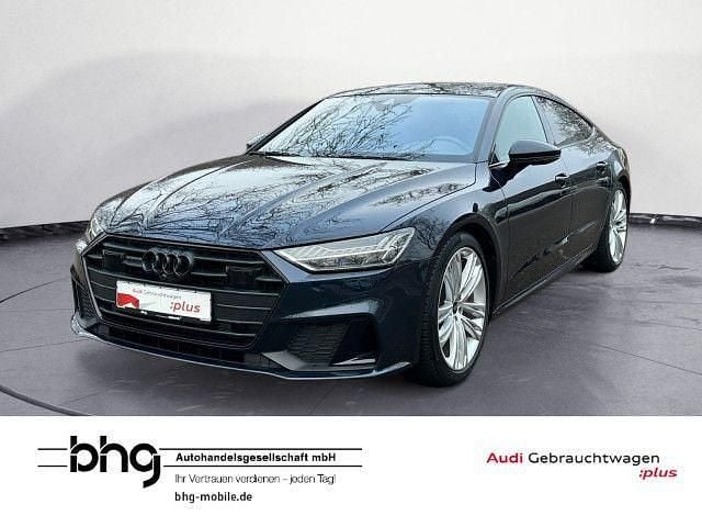 Blau Gebraucht 2020 Audi A7 Business Limousine | 41.530 € (Etwas zu teuer) - Bild 1/4
