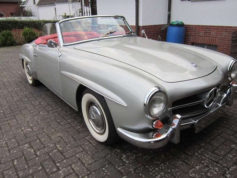 Silber Gebraucht 1962 Mercedes 190 Cabrio | 99.000 € - Bild 1/4