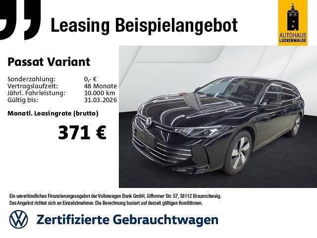 Gebraucht VW Passat IQ Drive 150 PS (110 kW) 2025 Schwarz Kombi