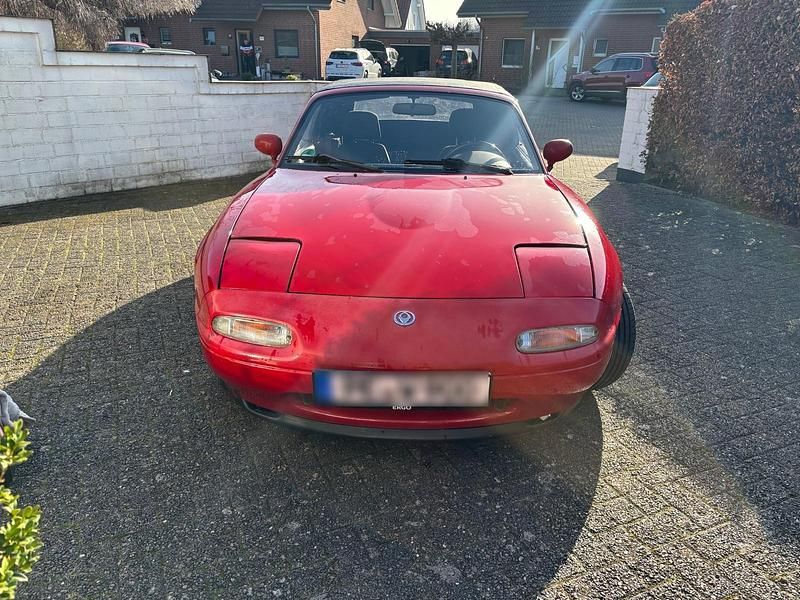 Gebraucht Mazda MX5 90 PS (66 kW) 1996 Rot Cabrio