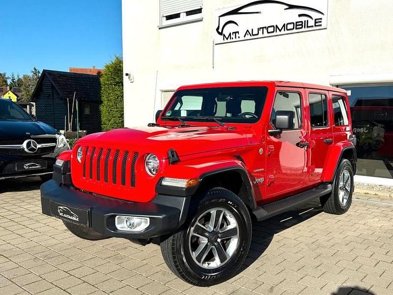 Rot Gebraucht 2019 Jeep Wrangler Unlimited Sahara SUV | 37.890 € (Fairer Preis) - Bild 1/4