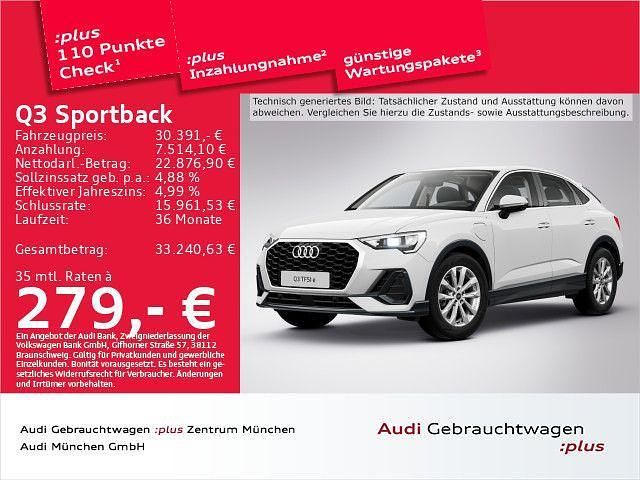 Weiß Gebraucht 2022 Audi Q3 Sportback Performance SUV | 30.391 € (Guter Preis) - Bild 1/2