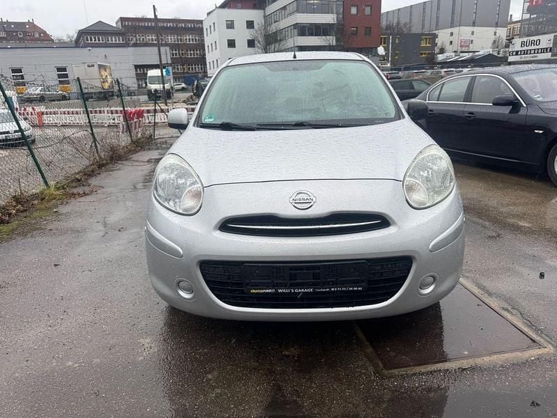 Gebraucht Nissan Micra Acenta 80 PS (58 kW) 2012 Silber Kleinwagen
