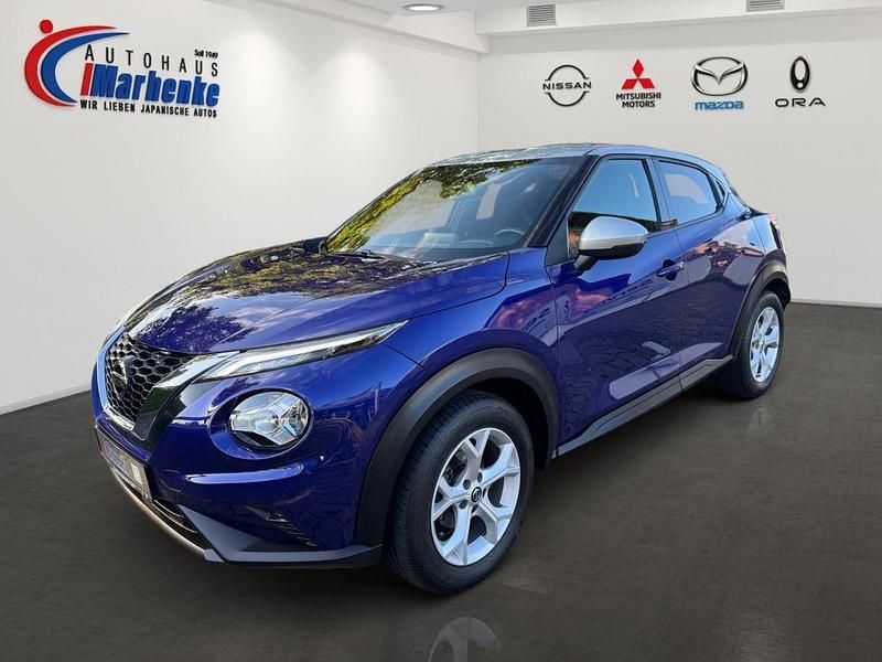 Blue m/silver m Gebraucht 2020 Nissan Juke N-Connecta SUV | 14.990 € (Fairer Preis) - Bild 1/4