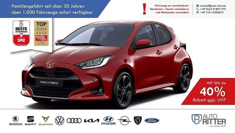 Juniper blue metallic Neu 2025 Toyota Yaris Hybrid Style Kleinwagen | 22.890 € (Guter Preis) - Bild 1/4